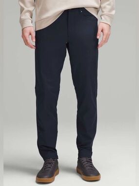 Lululemon ABC Classic-Fit 5 Pocket Pant 34”L Warpstreme True Navy, Waist 34 Blue